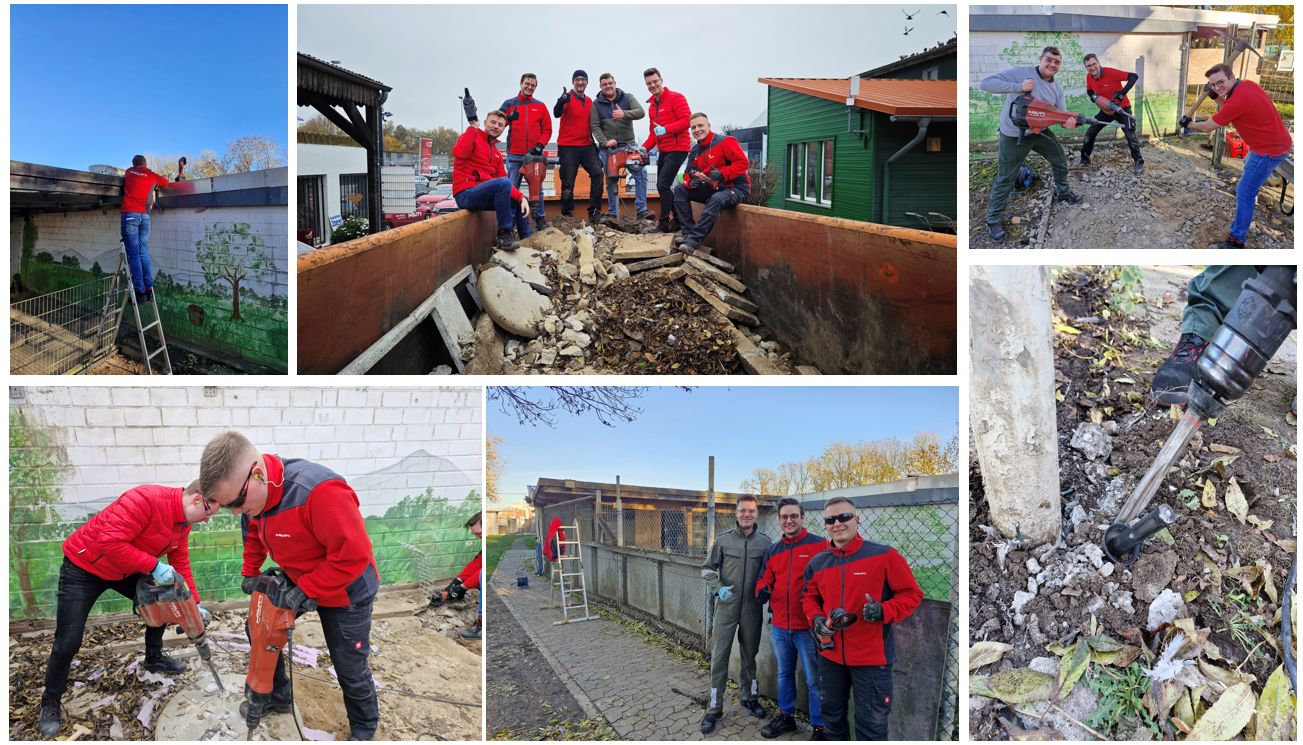 Riesen-Dankeschön an die Mitarbeitenden Team 2451 der Fa. Hilti Deutschland, Hildesheim