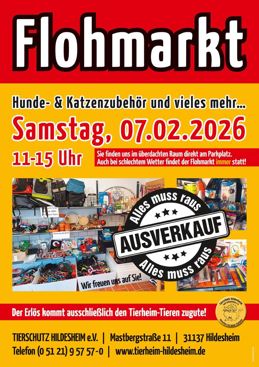 !!! Letzter Flohmarkt – Räumungsverkauf am 7.2.26 von 11 bis 15 h !!! Bitte Wetterlage beachten!