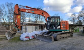 Bautagebuch – 27.03.2026 – Anlieferung Bagger