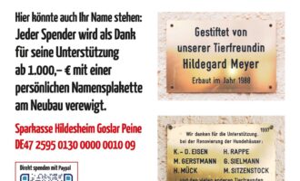 Tue Gutes: Großzügige Unterstützung für unseren Neubau gesucht